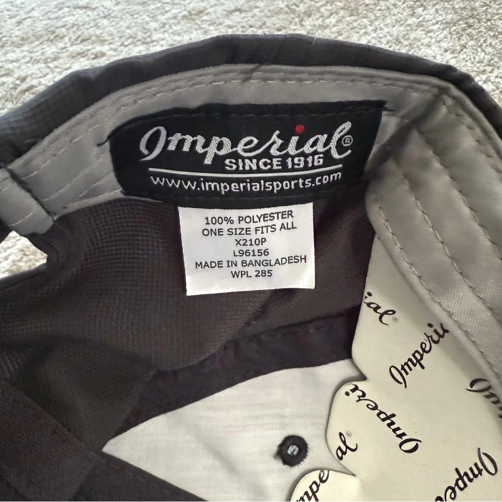 NEW Imperial Gray Baseball Cap - Picture 3 of 4